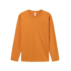 300g algodón grueso suéter de manga larga cuello redondo moda invierno suelta camiseta de peso pesado para hombres y mujeres - Product Image 2