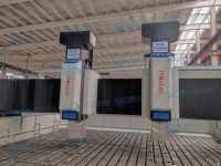 Machine de perçage à rotation à grande vitesse à 2 têtes en acier lourd