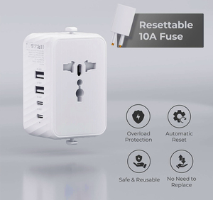 Reisende nhà máy trự<span class=keywords><strong>c</strong></span> tiếp du lịch Sạ<span class=keywords><strong>c</strong></span> Adapter biểu tượng tùy chỉnh bao bì phổ 10A du lịch <span class=keywords><strong>c</strong></span>ắm <span class=keywords><strong>USB</strong></span> <span class=keywords><strong>Type</strong></span>-<span class=keywords><strong>C</strong></span> bán buôn - Product Image 2