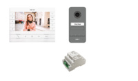 Kit de système de vidéophone résidentiel CAME 8K40CF-036 LHS V/01, écran LCD 7 pouces, protection IP30, design ultra moderne, garantie 2 ans