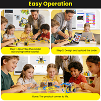 Robot de Programación Multifuncional 8 en 1 Keyestudio Microbit Variant Master para Micro Bit Compatible con Lego