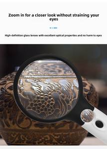 Lupa de Mano Blanca al por Mayor con 3 Luces LED para Leer y Ver Joyas - Product Image 5