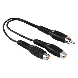 Cavo <b>RCA</b> Subwoofer <b>Adapter</b> Black 00205183 0,12m - Product Image 1