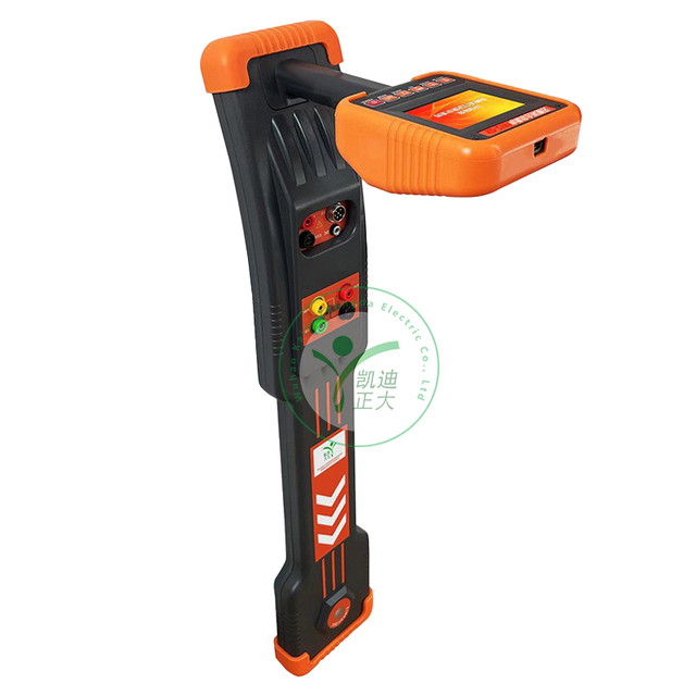 High Voltage Underground Utility Locator Pipeline Fault Detector with 20m Depth Transmitter Receiver Built-in Receiver Coil