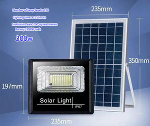 Nouveau design 50W Led projecteur solaire Ip66 Led projecteur solaire Mit Sensor Ip66 <span class=keywords><strong>lampe</strong></span> d'inondation solaire projecteur solaire différent - Product Image 3