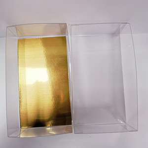 Tùy chỉnh hai mảnh vuông PVC Hộp quà tặng bao bì nhựa nắp và đáy cơ sở Acetate hộp - Product Image 3