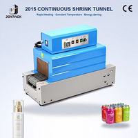 Machine de Tunnel Thermorétractable Entièrement Automatique de Bureau avec Convoyeur à Mailles 2015 SME pour l'Emballage de Boîtes à Macarons