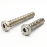 Sekrup Kepala Bulat Allen Key ISO7380 Metrik M2 M2.5 M3 M4 M5 M6 Baja Tahan Karat A2, Baut Kepala Tombol Hex Socket