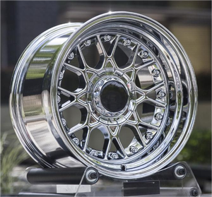 ล้อแม็<span class=keywords><strong>ก</strong></span>ซ์ JUWA Chrome Sport ขนาด <span class=keywords><strong>15</strong></span> นิ้ว 15x8 15x9 4X100/114.3 <span class=keywords><strong>ขอบ</strong></span>ลึกเว้า ดีไซน์<span class=keywords><strong>ก</strong></span>ว้าง สำหรับรถยนต์ รุ่นใหม่ ET 20 มม. MX5 - Product Image 1