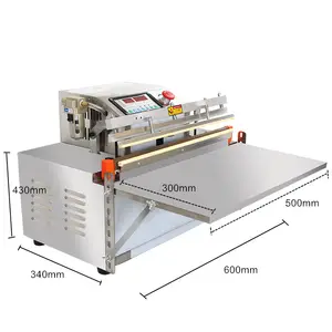 DZ-600W Externe Buse Gaz Remplissage D'azote Poisson Viande Sous Vide Alimentaire Scellant la Machine À Emballer