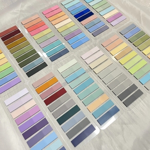 ชุดปากกาเน้นข้อความ PET แบบติดเอง 12 ชิ้น พร้อมกระดาษโน้ตใสสำหรับสมุดบันทึก วางแผนงาน และอุปกรณ์เครื่องเขียนสำหรับกลับไปโรงเรียน - Product Image 2