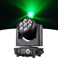 Équipement de scène professionnel 7x40W Bee Eyes LED Moving Head Light RGBW 4en1 Zoom Wash Stage Light DMX512 pour discothèque, DJ, bar