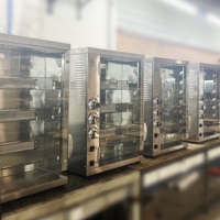 Machine de rôtissoire de poulet d'acier inoxydable d'application commerciale de four de rôtissoire électrique commerciale