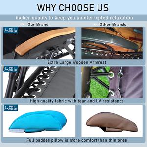 Sillón de camuflaje acolchado Zero Gravity, talla grande <span class=keywords><strong>XL</strong></span>, reposabrazos ancho, reclinable ajustable con portavasos - Product Image 5