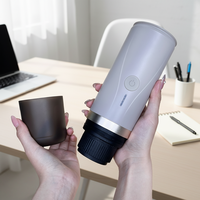 Machine à café expresso portable, alimentée par USB, chauffage rapide, une seule touche, pour voiture, maison, extérieur, hôtel, voyage, camping