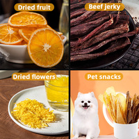 Déshydrateur de fruits professionnel à commande numérique pour usage commercial, 20 plateaux, vente chaude
