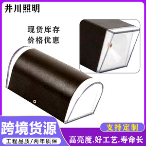 Lampe murale extérieure LED étanche GP-B159, lampe de signalisation moderne et minimaliste pour cour et porche - Product Image 2