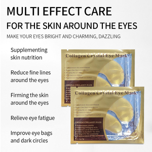 Patchs de gel bio pour le contour des yeux à marque privée, masque anti-rides au collagène et or 24 carats pour peaux sèches - Product Image 2