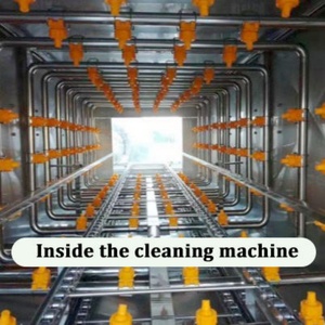 <span class=keywords><strong>Machine</strong></span> de lavage professionnelle pour plateaux, paniers et caisses industrielles en acier inoxydable 304 avec système de convoyeur électrique - Product Image 4