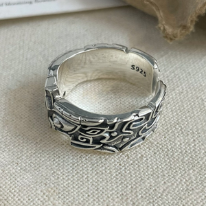 Anello BOCAI la Bestia che Attira la Ricchezza, Anello in Argento S925 per Uomo, Gioielli Hip-Hop Punk, Regalo di Natale, Porta Fortuna - Product Image 5