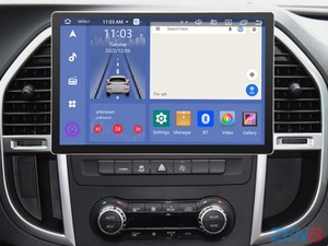 Radio con Navegación GPS y Pantalla Táctil de 13.3 Pulgadas, Apta para <span class=keywords><strong>Mercedes</strong></span> <span class=keywords><strong>Vito</strong></span>, Nuevo Reproductor Multimedia Viano con CarPlay - Product Image 1