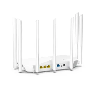 Router wireless Gigabit ad alta gamma AC2100 economico 7 * 6dBi antenne ad alto guadagno router wifi5 router dual band a lunga distanza Wifi Home