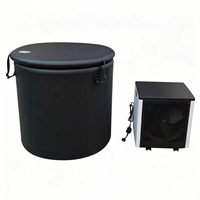 Baignoire à glace gonflable portable avec machine de refroidissement de l'eau pour la thérapie par immersion froide, la récupération et l'entraînement