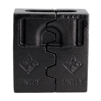 Cadenas de porte en verre en laiton poli nickelé Unity Brand BTF-U pour vélo, coque noire semi-protégée renforcée, ISO