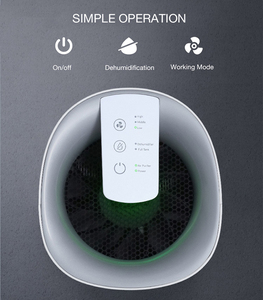 Peltier — Mini-<span class=keywords><strong>purificateur</strong></span> d'air filtre Hepa Portable, pour la maison, humidificateur 1l, - Product Image 4