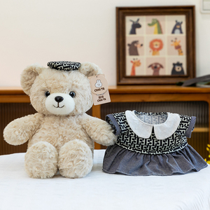 Venta al por mayor <span class=keywords><strong>de</strong></span> lindos osos <span class=keywords><strong>de</strong></span> peluche familiares, muñecos <span class=keywords><strong>de</strong></span> peluche suaves con vestido <span class=keywords><strong>de</strong></span> moda, <span class=keywords><strong>para</strong></span> baby shower, Día del Niño, adorno <span class=keywords><strong>de</strong></span> dormitorio - Product Image 3