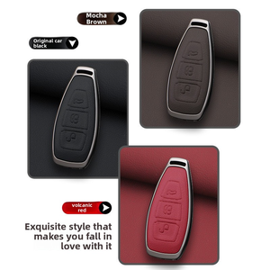 Étui pour clé de voiture pour Ford Focus, modèles anciens Escape, Mondeo, Zhi Sheng Fiesta Explorer et Tourneo - Product Image 4