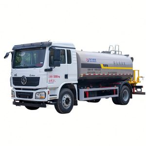 Camion pulvérisateur anti-poussière personnalisable 4x2 Shaanqi Delong avec réservoir d'eau de 15 mètres cubes, norme Euro 3 pour routes urbaines - Product Image 1