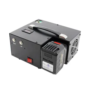 GX-E-L1 300bar 18v/110v/220V avec dispositif d'arrêt automatique pour les sports de plein air compresseur d'air à piston haute pression