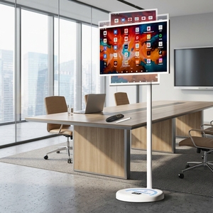Rotating Screen <b>Portable</b> White Smart <b>TV</b> 21.5 24 27 32 Inch 4K Touch Standby Me Android Wifi Display 4K Resolution Offers Ultra-c - Product Image 1