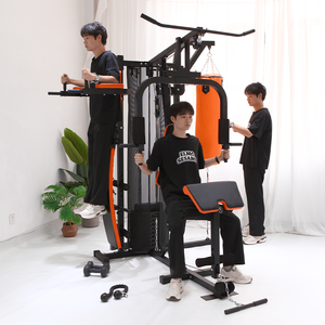 Equipo de entrenamiento para casa, equipo deportivo, gimnasio en casa, 3 estaciones, <span class=keywords><strong>multigimnasio</strong></span> - Product Image 4