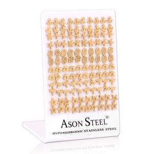 Asonsteel - Pendientes de Acero Inoxidable al por Mayor, Joyería para Mujer, Tarjetas de Exhibición para Pendientes - Product Image 1