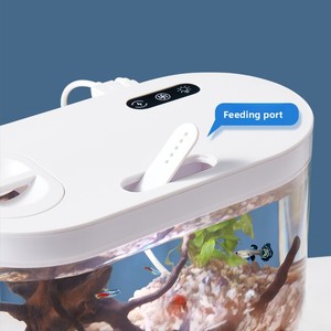 가정용 비교체식 금붕어 수조 탁상형 자순환 생태조경 어항 - Product Image 4
