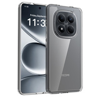 Étui de téléphone portable transparent antichoc en cristal pour Redmi Note 15 Pro 4G, coque en PC