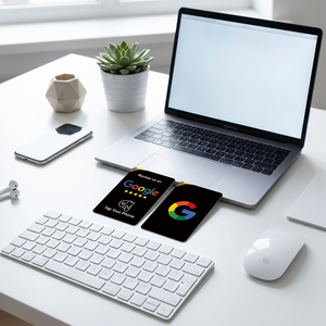 Tarjeta <span class=keywords><strong>de</strong></span> Visita Magnética Personalizada con Código QR, Impresa en Offset, Laminada con Película Plástica para Redes Sociales (FB/TIKTOK/Google Review) - Product Image 3