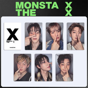 Set di 6 Carte LOMO Selfie dell'Album Nuovo di <span class=keywords><strong>MONSTA</strong></span> X, Kpop, con Shownu, Minhyuk, Hyungwon, Jooheon, Versione MS TARGET, Fotocard Lucide, Regalo per Fan - Product Image 2