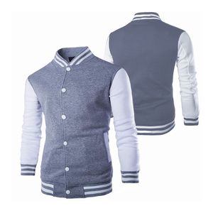 Chaquetas de hombre de béisbol de lana Lisa a granel, chaqueta universitaria en blanco al por mayor con etiqueta privada y letras bordadas personalizadas para hombre - Product Image 6