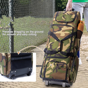 Bolsa de Béisbol y Sóftbol <span class=keywords><strong>con</strong></span> <span class=keywords><strong>Ruedas</strong></span> Antirrobo Personalizada <span class=keywords><strong>con</strong></span> Soporte <span class=keywords><strong>para</strong></span> Bates, Bolsa de Equipamiento Deportivo <span class=keywords><strong>con</strong></span> <span class=keywords><strong>Ruedas</strong></span> de Gran Capacidad - Product Image 6