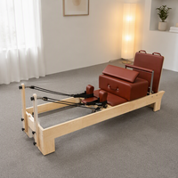 Machine d'exercice Pilates Reformer de qualité supérieure, équipement commercial en érable pour Pilates Reformer, avec certification ISO FSC CE