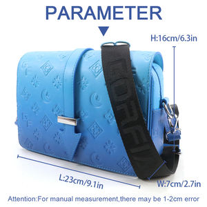 Bolso Bandolera de Cuero Repujado para Mujer, Bolso de Hombro Pequeño de Moda, Bolso de Mano para Dama con Correa Ajustable - Product Image 6