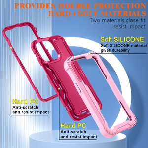 Funda de teléfono de silicona para iPhone <span class=keywords><strong>15</strong></span> pro Max a prueba de golpes con esponja de alta calidad anti-suelta - Product Image 4