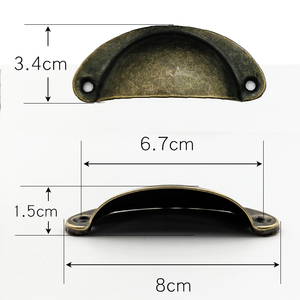 Hiện đại nửa mặt trăng kéo mịn xử lý bán tròn vỏ ngăn kéo kéo <span class=keywords><strong>knobs</strong></span> cho nhà bếp tủ quần áo tủ quần áo-bán buôn - Product Image 6