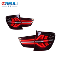 Luces Traseras LED Secuenciales CREULI, Nuevo Estilo Ahumado, Plug and Play, Luz de Freno Trasera Dinámica para BMW X3 F25 10-17