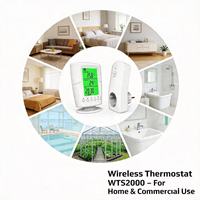Termostato Inteligente Ecológico, Controlador Digital de Temperatura para Calefacción y Refrigeración del Hogar