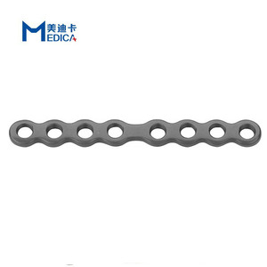 Jiangsu Medica Goede Biocompatibiliteit Titanium Veterinaire Orthopedische Trauma Implantaten 2.0Mm Rechte Locking Plaat - Product Image 2