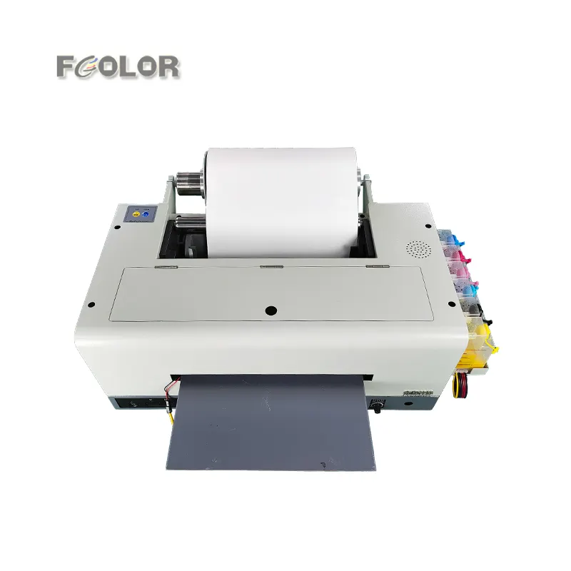 Fcolor ידידותי לסביבה מיני דיגיטלי מדפסת ממס 220v ממס דיו שקוף הדפסה קל לתפעול